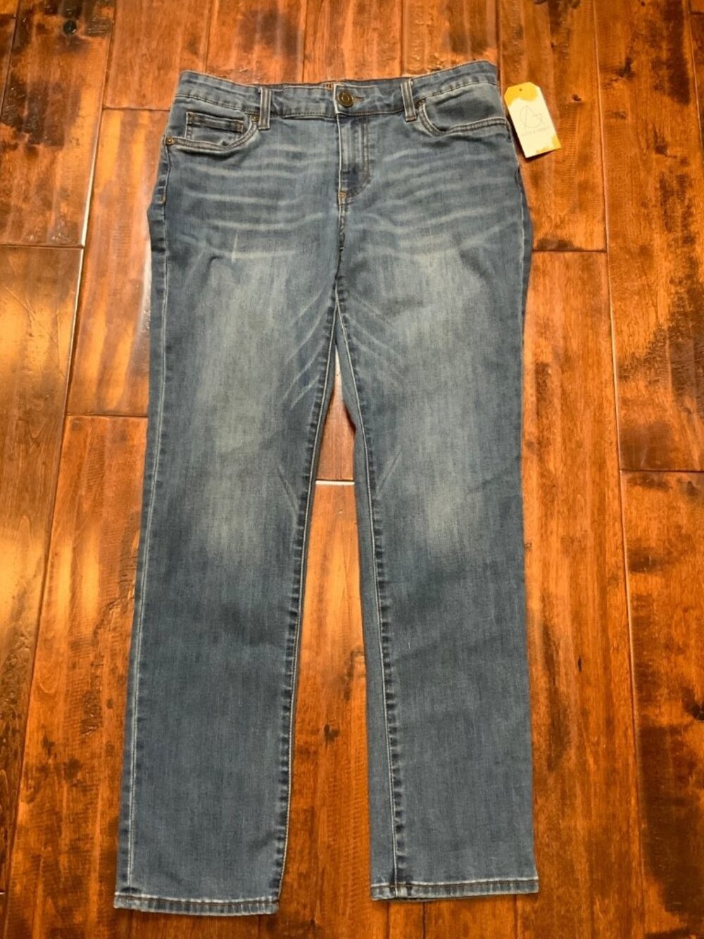 KUT From The Kloth Blue Medium Wash Denim Skinny Jeans, Size 6